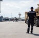 A Thai Port Authority supervisor for the Port of Sattahip, Chon Buri, Thailand supervises an Exercise Hanuman Guardian 2023 UH-60 Black Hawk launch