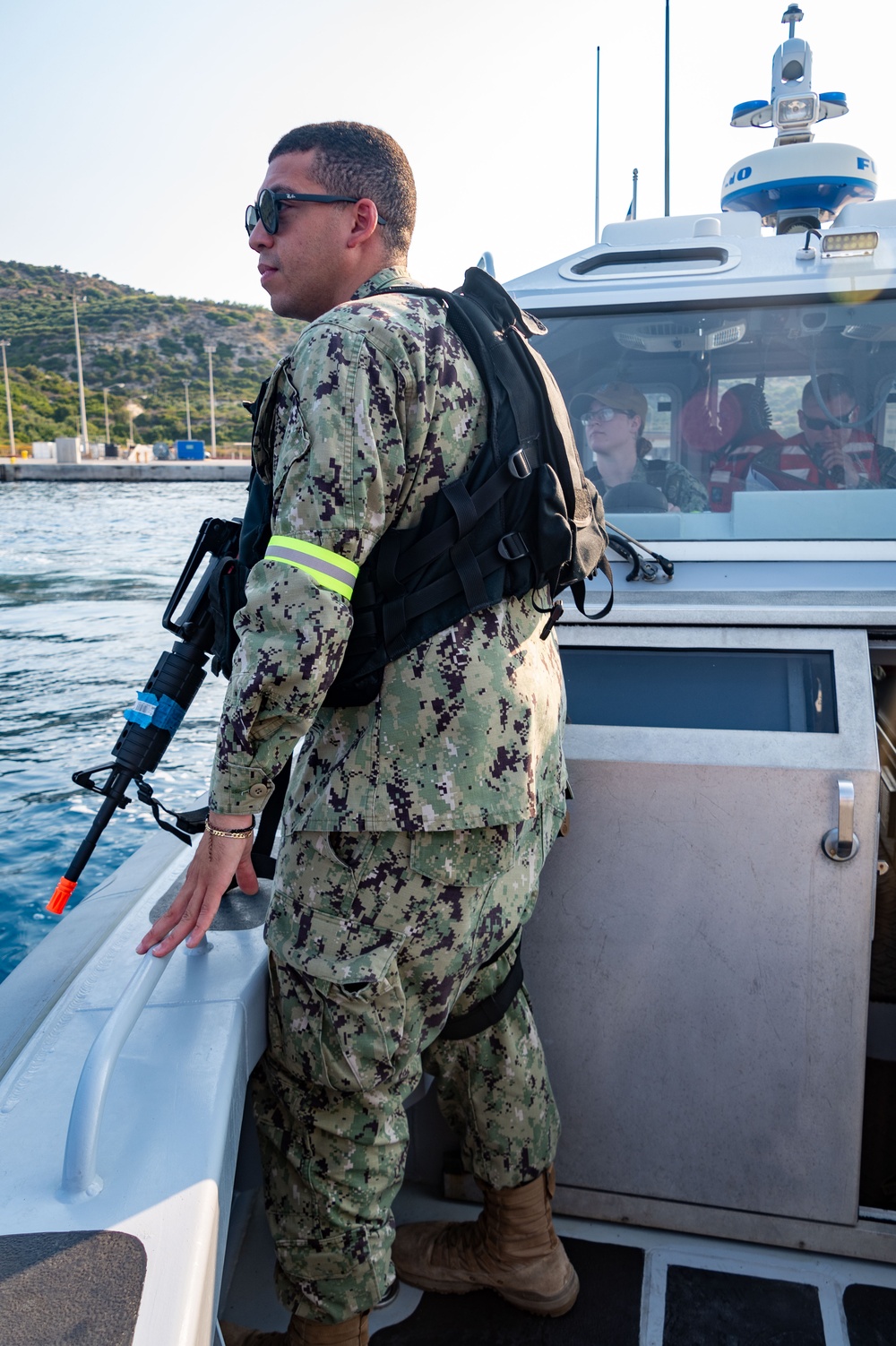 NSA Souda Bay Holds an ATTT Swimmer Attack Drill