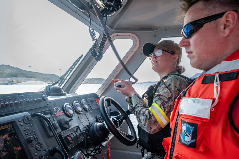 NSA Souda Bay Holds an ATTT Swimmer Attack Drill