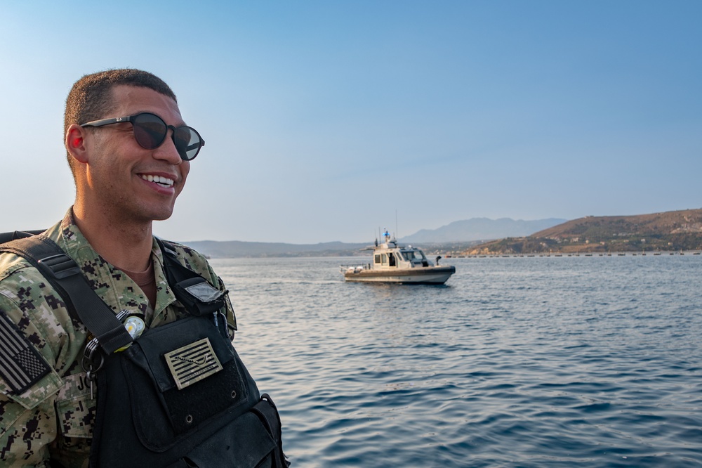 NSA Souda Bay Holds an ATTT Swimmer Attack Drill