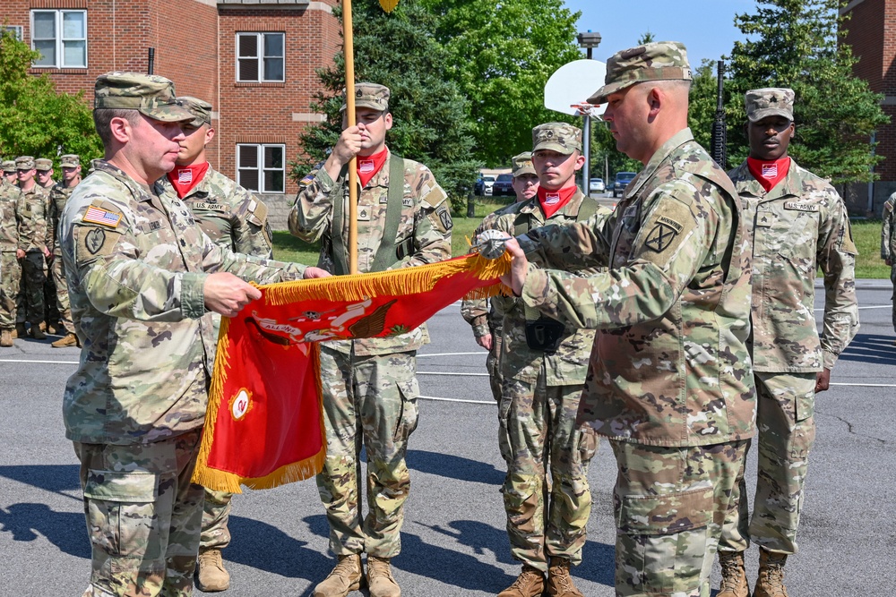 Allons Battalion Color Casing Ceremony