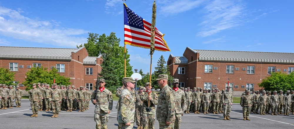 Allons Battalion Color Casing Ceremony