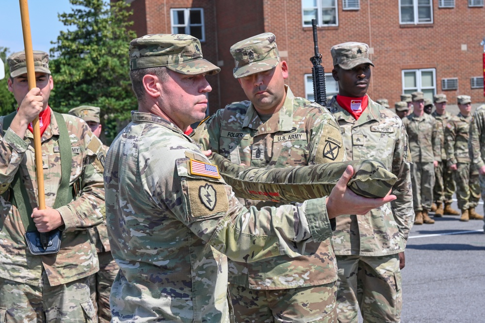 Allons Battalion Color Casing Ceremony