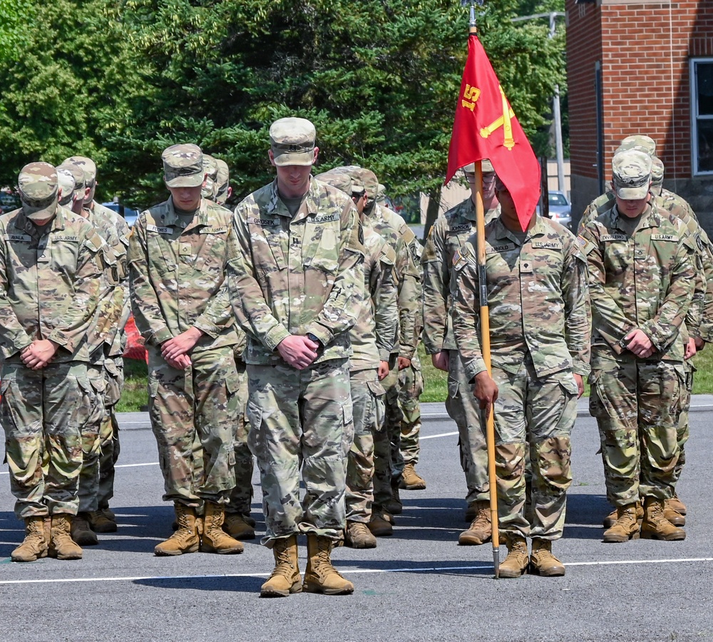 Allons Battalion Color Casing Ceremony