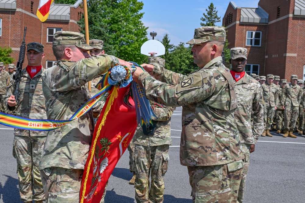 Allons Battalion Color Casing Ceremony