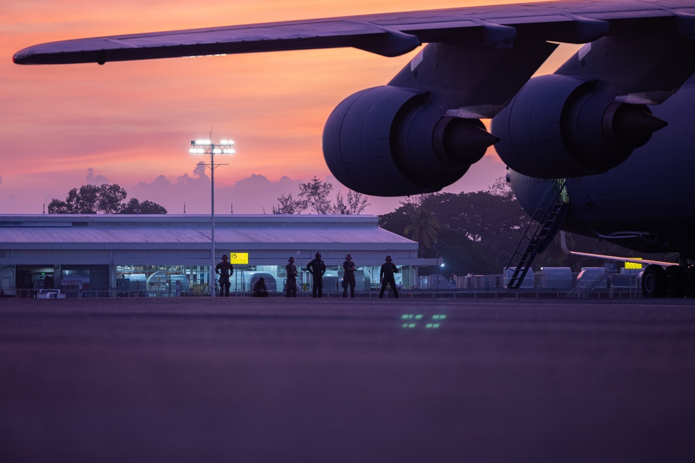 MASA 23 | C-5 Super Galaxy Unloads Cargo in Preparation for MASA