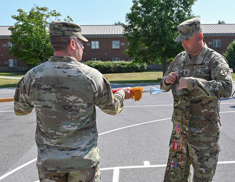 Allons Battalion Color Casing Ceremony