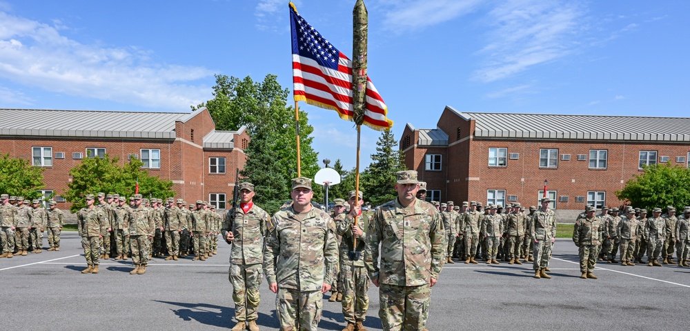 Allons Battalion Color Casing Ceremony