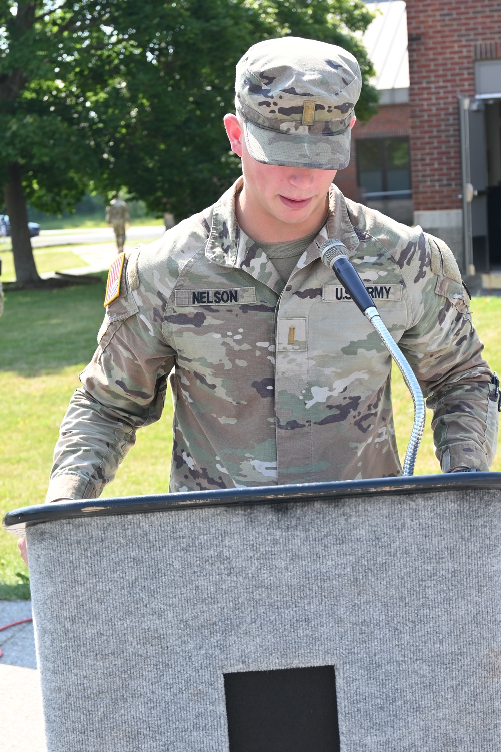 Allons Battalion Color Casing Ceremony