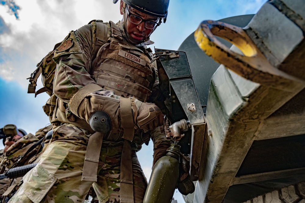 Security Forces trainees hone their skills