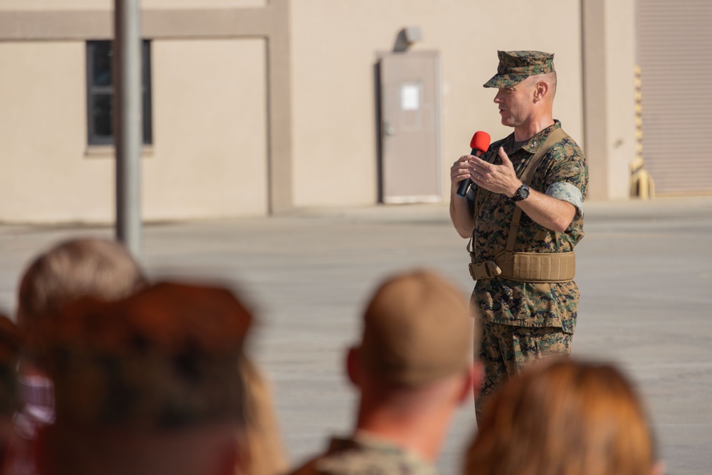 MWSS-273 Change of Command