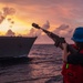 USS Rafael Peralta (DDG 115) conducts a replenishment-at-sea with the Military Sealift Command fleet replenishment oiler USNS Rappahannock (T-AO 204)