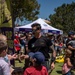 Navy parachute team, the &quot;Leap Frogs,&quot; jump into Coronado Island for 4th of July