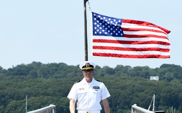Historic Ship Nautilus and Submarine Force Museum conducts Change of Charge