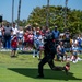 Navy parachute team, the &quot;Leap Frogs,&quot; jump into Coronado Island for 4th of July