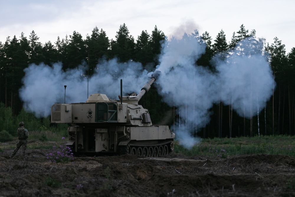 U.S. Army Soldiers showcase combat-readiness during live-fire exercise in Lithuania