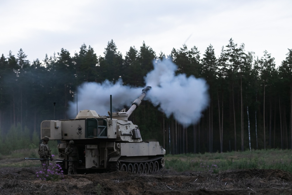 U.S. Army Soldiers showcase combat-readiness during live-fire exercise in Lithuania