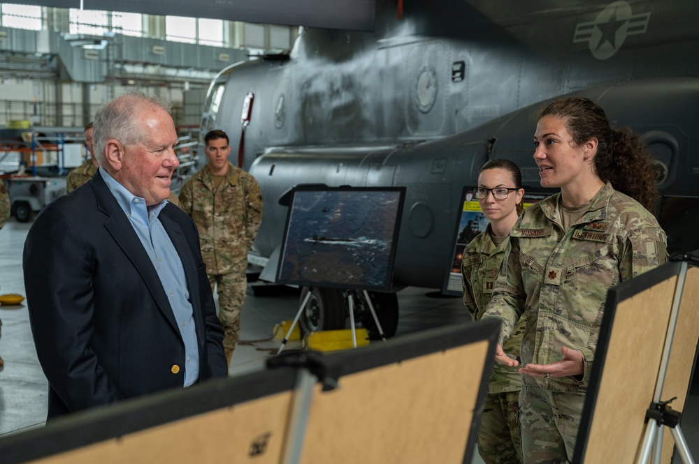 Secretary of the Air Force visits RAF Mildenhall