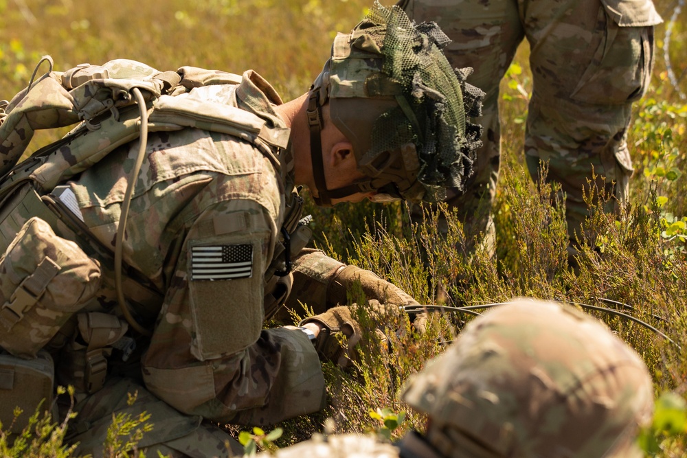 8th Engineer Battalion with Task Force Ivy conducts live-demolition exercise