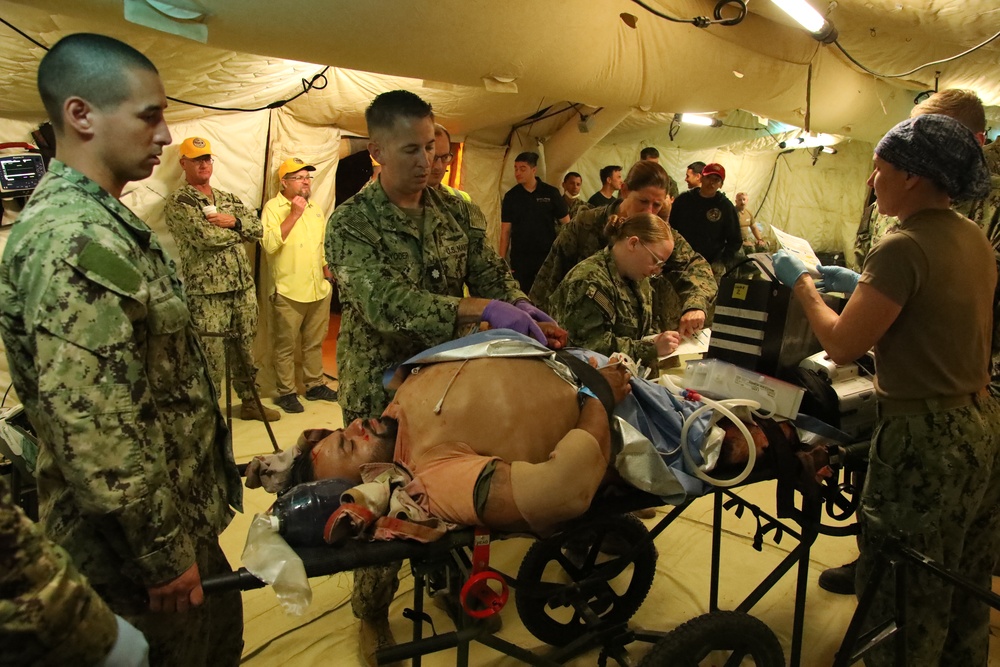 Expeditionary Medical Facility Kilo completes readiness exercise, earns deployment-ready status