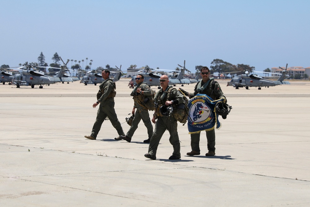 Navy's Last Special Warfare-Dedicated Helicopter Squadron Conducts Final Flight