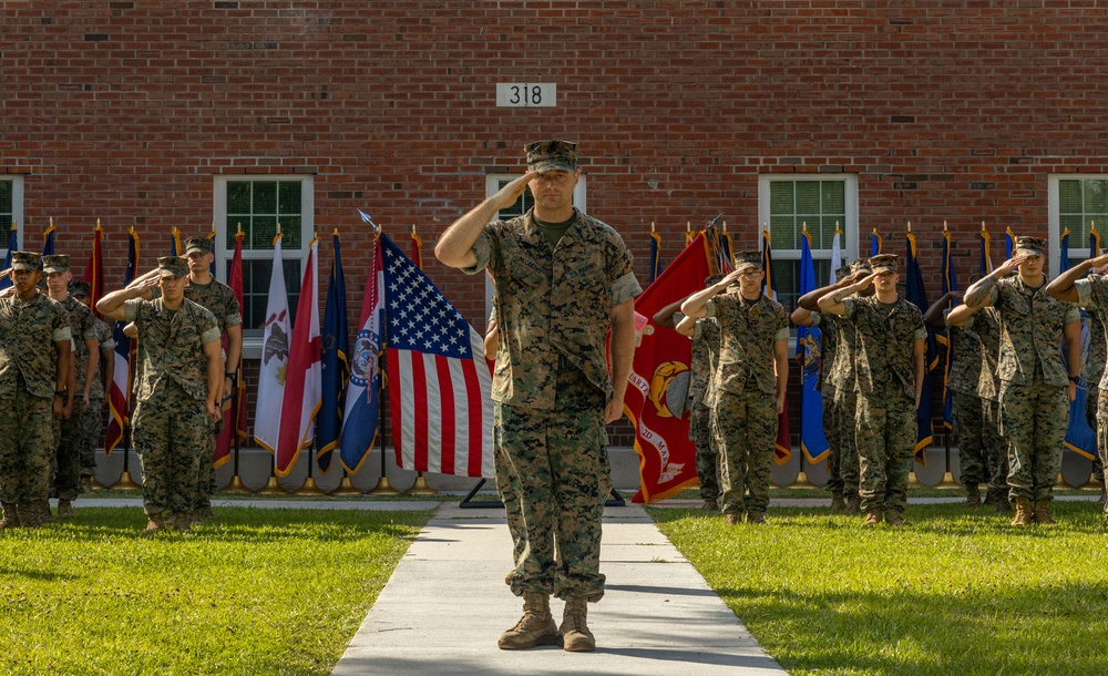 Headquarters Battalion Change of Command Ceremony