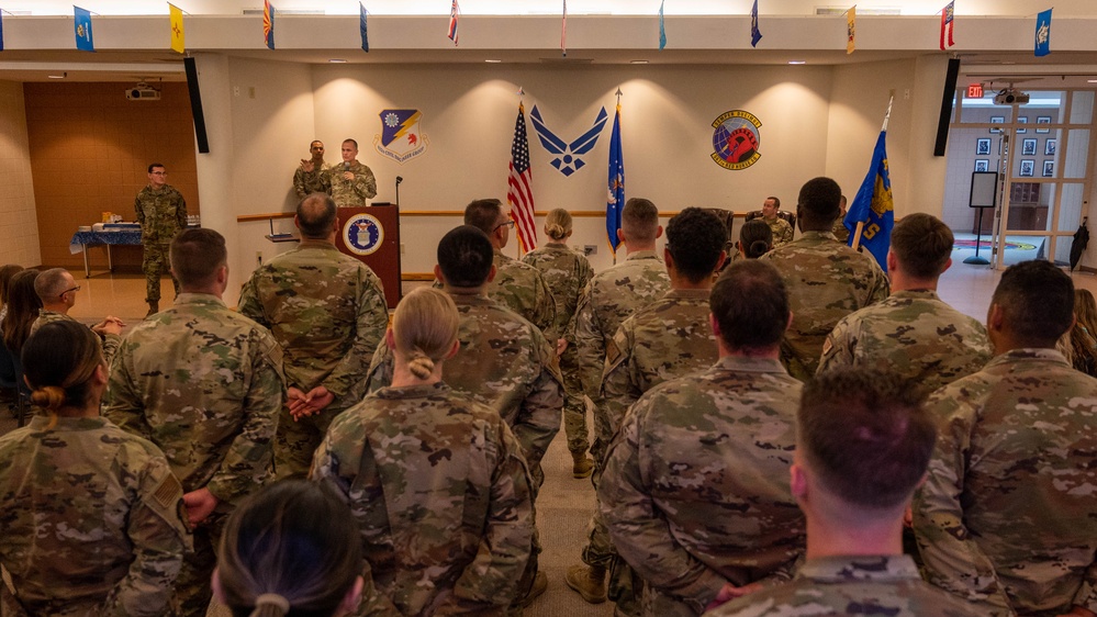 4th Logistics Readiness Squadron Change of command ceremony