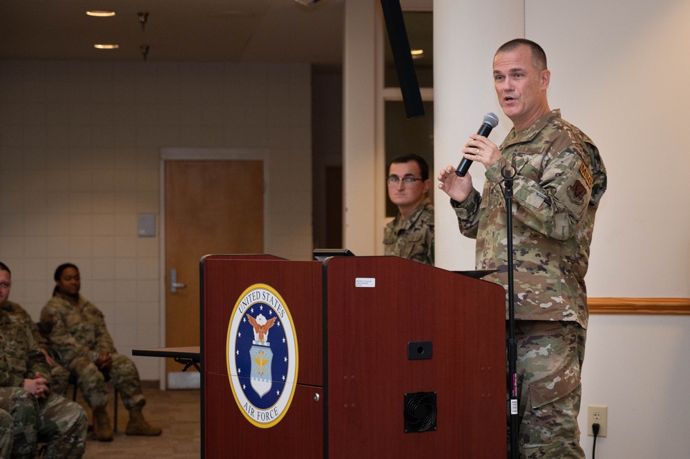 4th Logistics Readiness Squadron Change of command ceremony