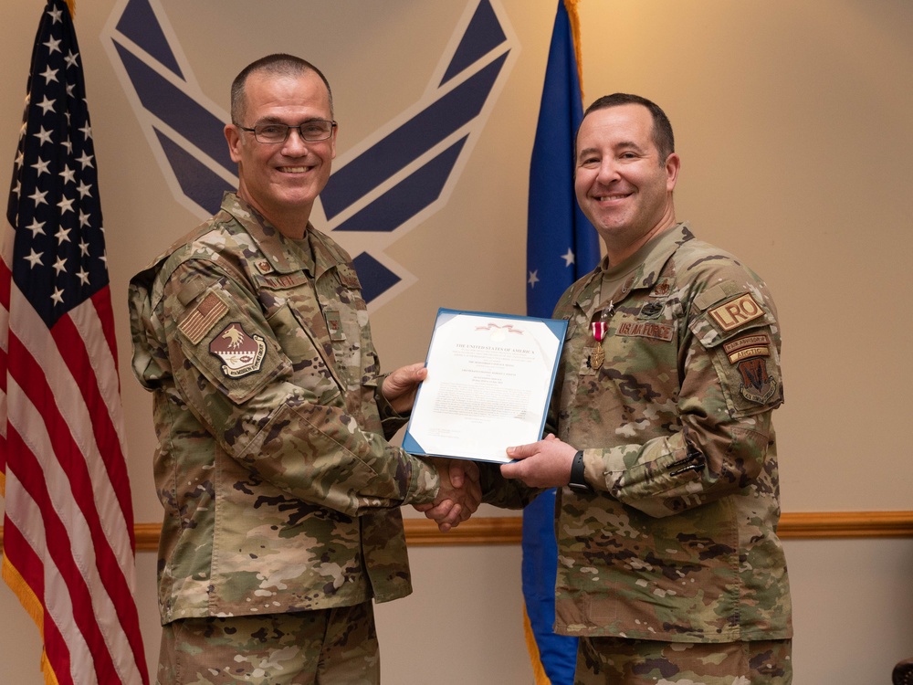 4th Logistics Readiness Squadron Change of command ceremony