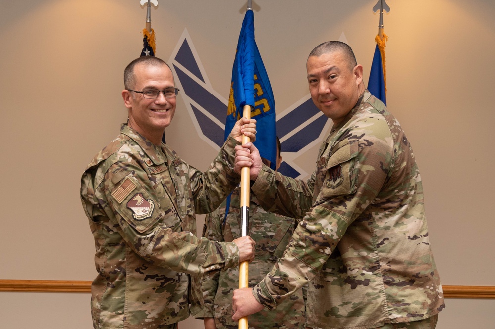 4th Logistics Readiness Squadron Change of command ceremony