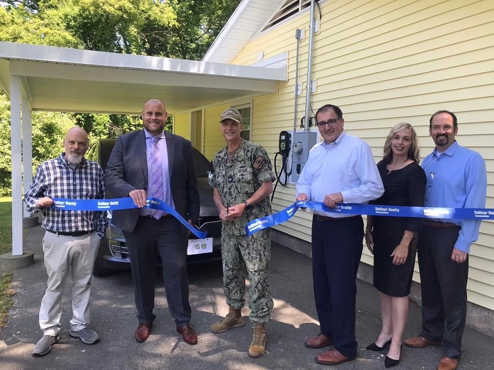 SUBASE Beacon Point Homes Residents &quot;charged-up&quot; with new Electric Vehicle support