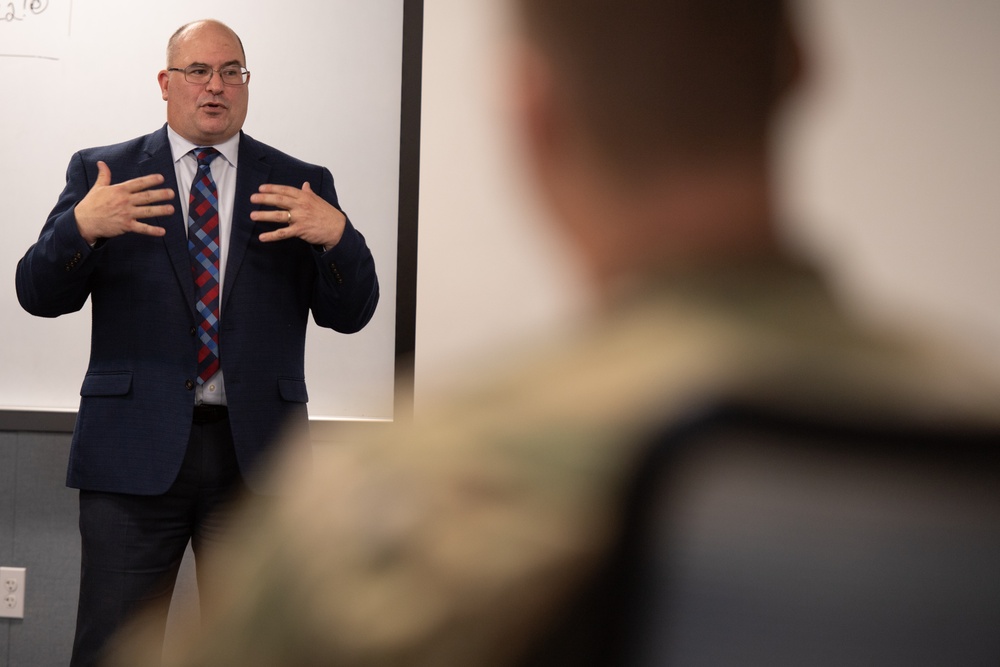 Levitow visits Airman Leadership School