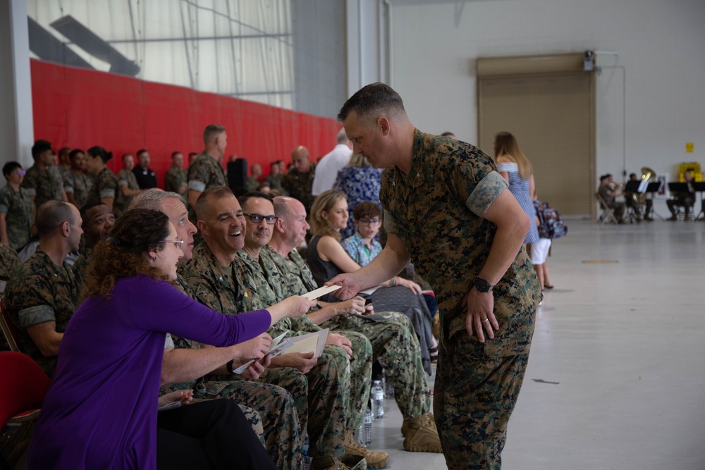 Center for Naval Aviation Technical Training Unit (CNATTU) New River Change of Command Ceremony 2023