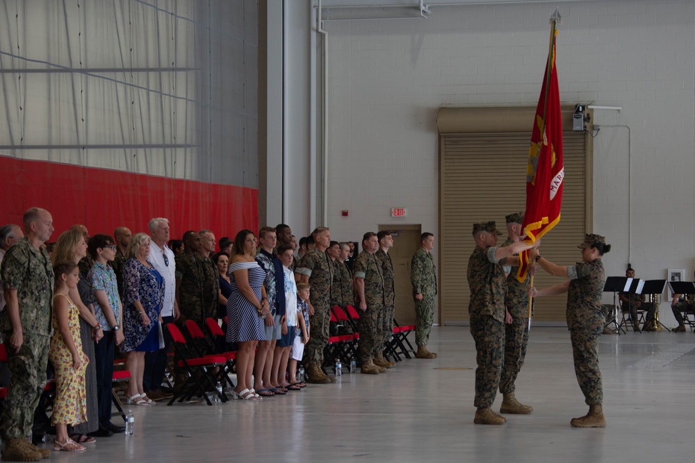 Center for Naval Aviation Technical Training Unit (CNATTU) New River Change of Command Ceremony 2023