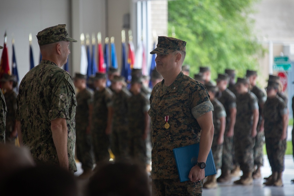 Center for Naval Aviation Technical Training Unit (CNATTU) New River Change of Command Ceremony 2023