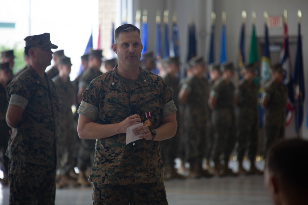 Center for Naval Aviation Technical Training Unit (CNATTU) New River Change of Command Ceremony 2023