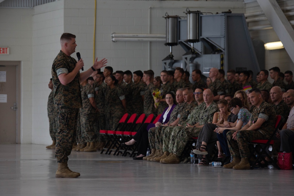 Center for Naval Aviation Technical Training Unit (CNATTU) New River Change of Command Ceremony 2023