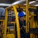 USS Ronald Reagan (CVN 76) Sailors change an engine