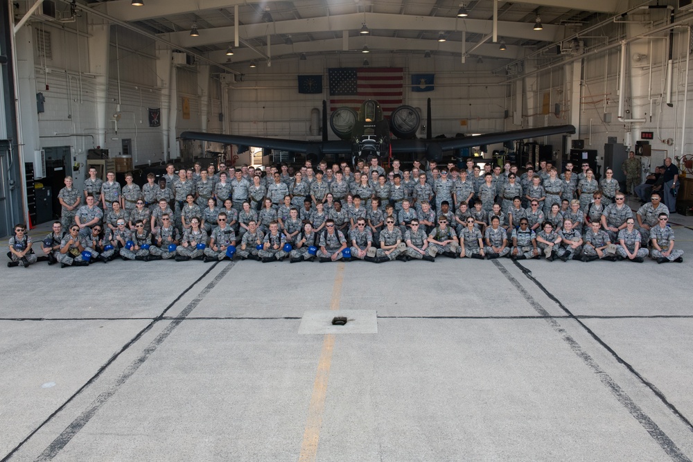 Civil Air Patrol encampment visits 122nd Fighter Wing