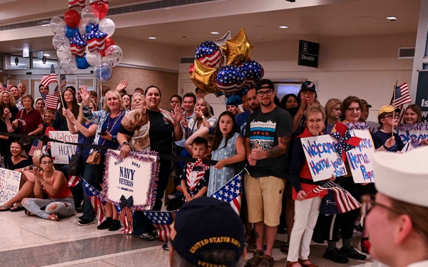 U.S. Armed Forces Welcome Veterans at Honor Flight Chicago