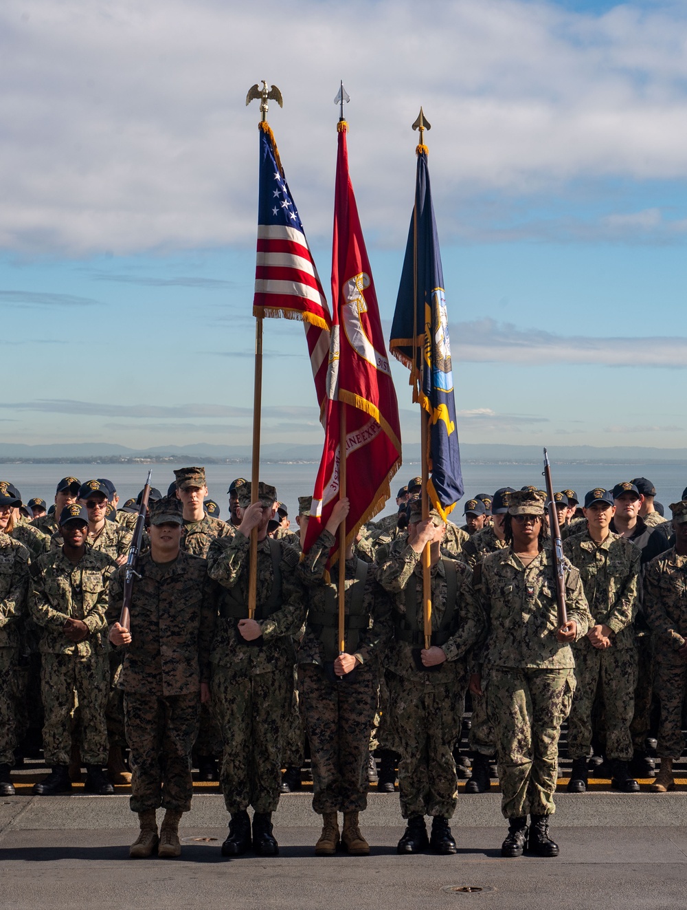 USS America Holds Change of Command