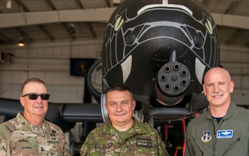 122nd Fighter Wing hosts Slovakian Chief of Defense