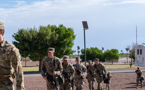 519th Military Battalion arrives at  White Sands Missile Range