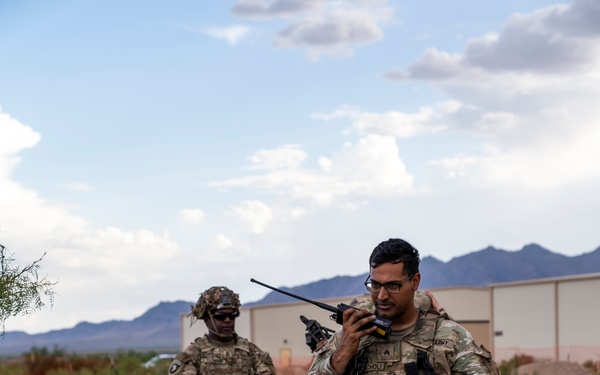 TF51 observe 549th Military Police Company at spot check site