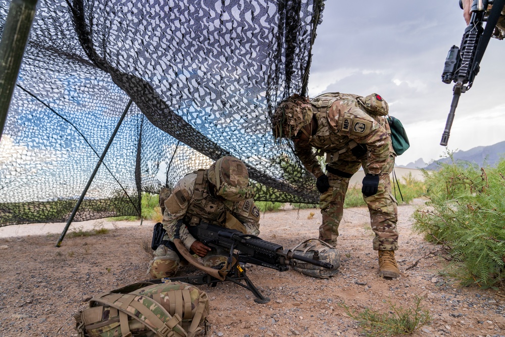 TF51 observe 549th Military Police Company at spot check site