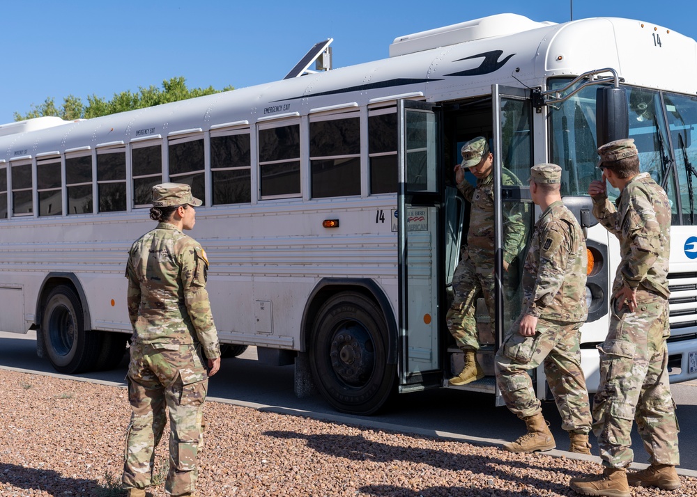 519th Military Battalion arrives at  White Sands Missile Range