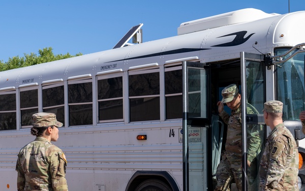 519th Military Battalion arrives at  White Sands Missile Range