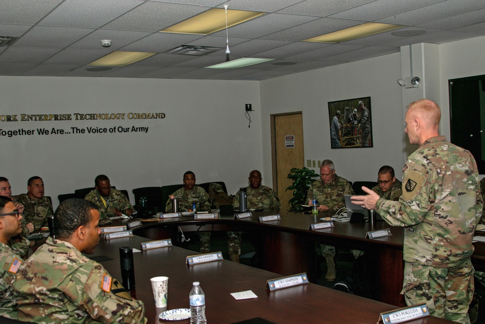 NETCOM’s Warrant Officer Cohort gather, strategize for future success