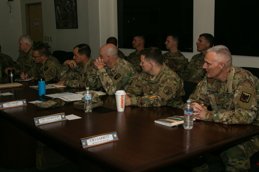 NETCOM’s Warrant Officer Cohort gather, strategize for future success