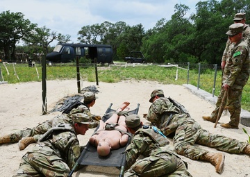 MEDCoE instructors, drill sergeants give San Antonio JROTC cadets a glimpse of Army life